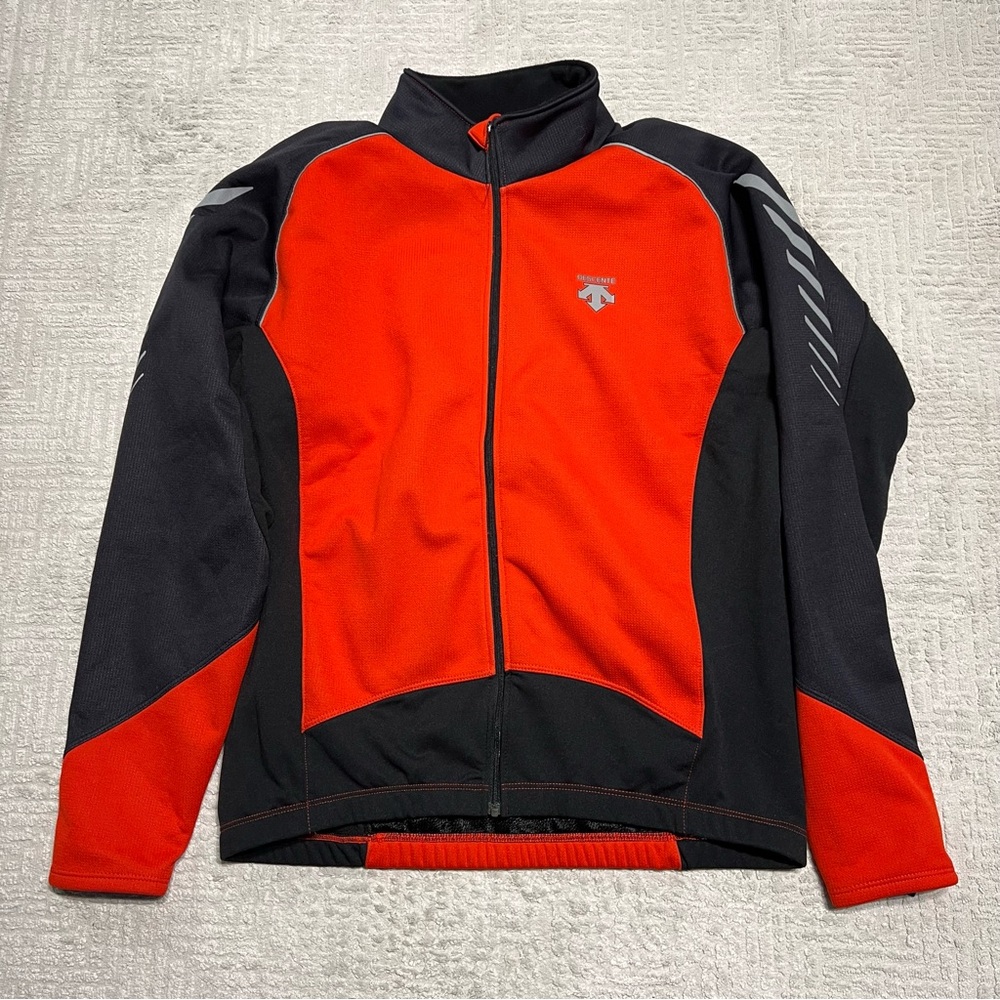 Descente Windbreaker Cycling Jersey Jacket Men’s Large Full Zip